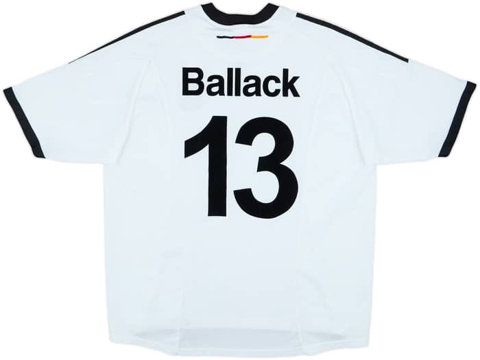 2002-04 Germany Home Shirt Ballack #13 - 8/10 - (XL)