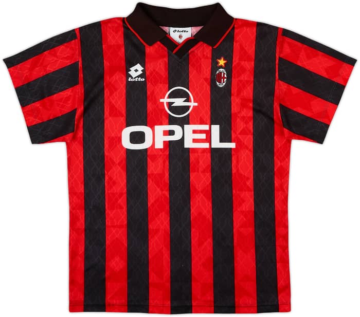 1995-96 AC Milan Home Shirt - 4/10 - (L)