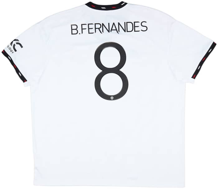 2022-23 Manchester United Away Shirt B.Fernandes #8 - 8/10 - (3XL)