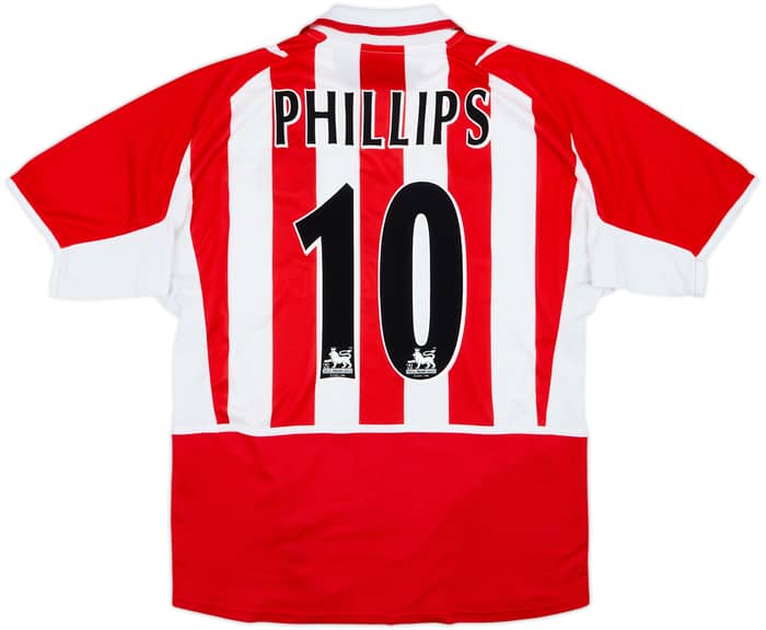 2002-04 Sunderland Home Shirt Phillips #10 - 8/10 - (L)