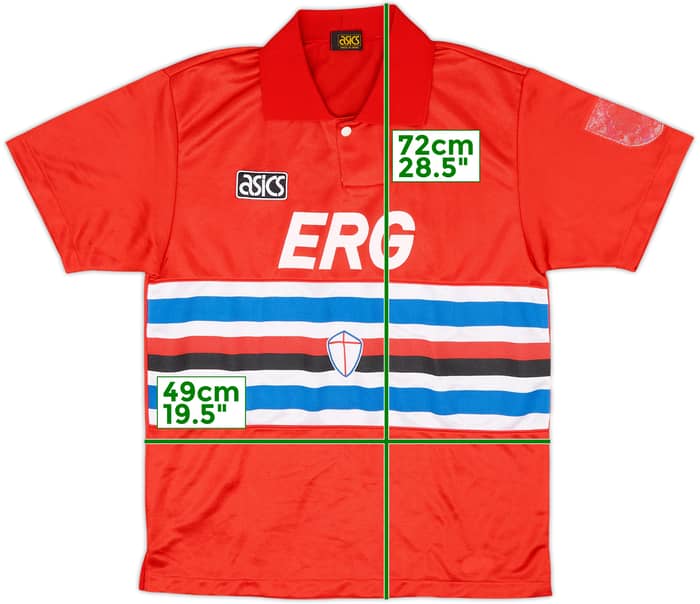 1992-94 Sampdoria Third Shirt - 5/10 - (S)