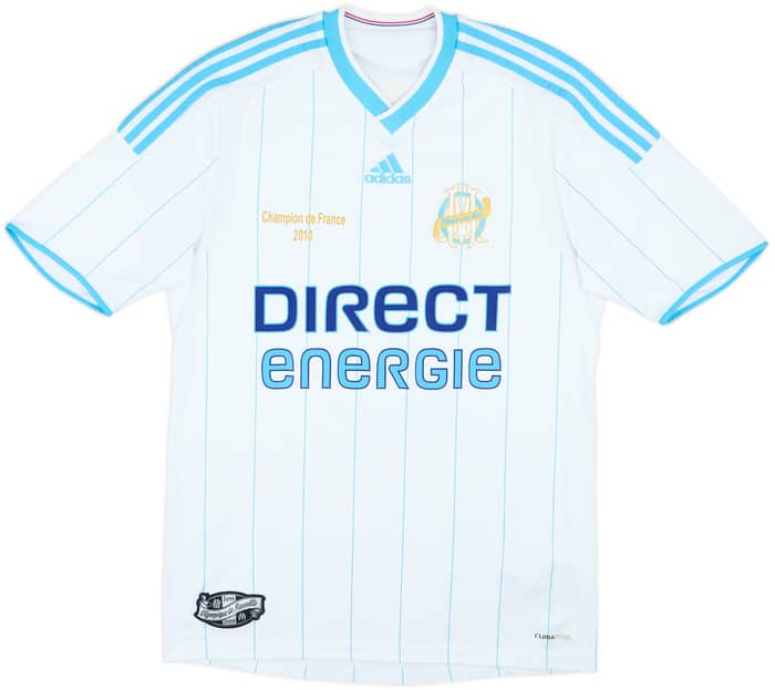 2009-10 Olympique Marseille 'Champion de France' Home Shirt #10 - 8/10 - (M)