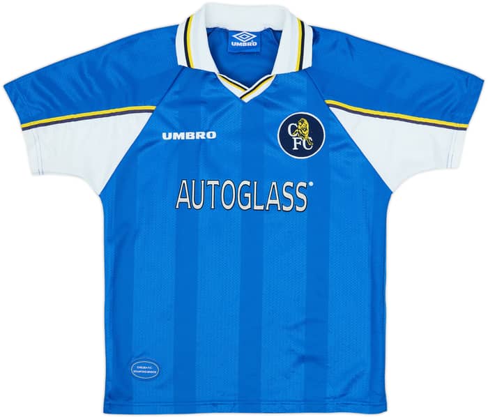 1997-99 Chelsea Home Shirt - 8/10 - (12-13 Years)