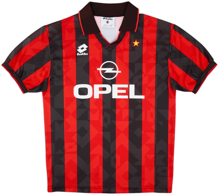 1994-95 AC Milan Home Shirt - 7/10 - (L)