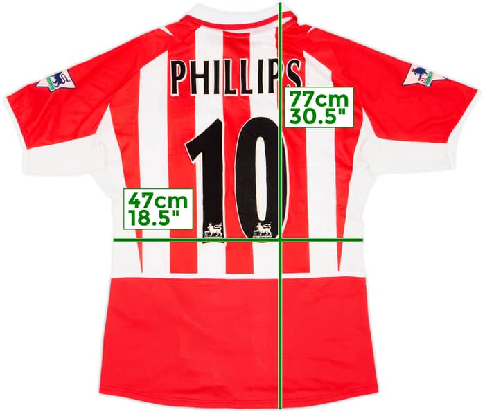 2002-04 Sunderland Home Shirt Phillips #10 - 7/10 - (M)