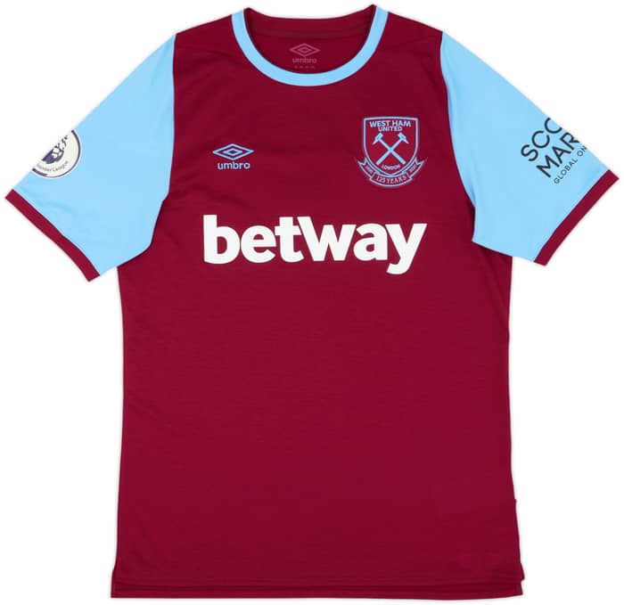 2020-21 West Ham Home Shirt Lingard #11 - 6/10 - (L)