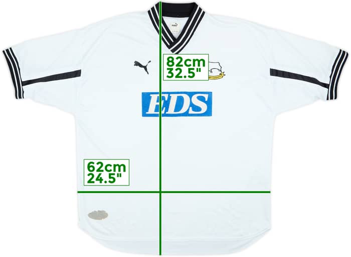1999-01 Derby County Home Shirt - 6/10 - (XL)