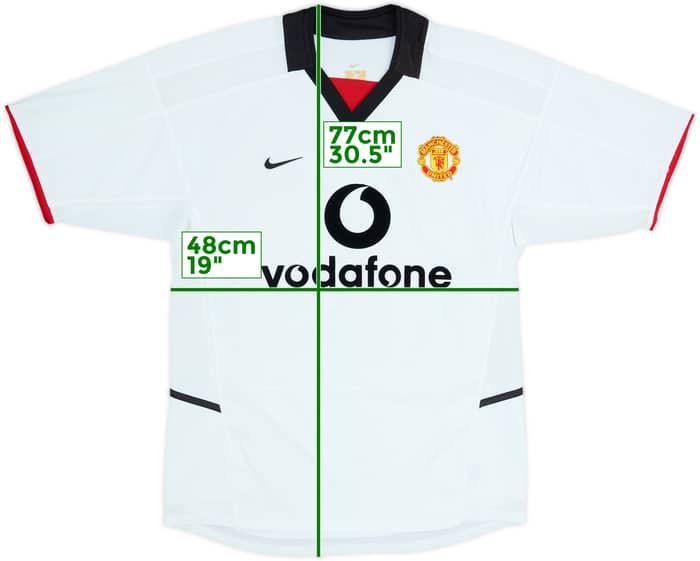 2002-03 Manchester United Away Shirt #7 - 9/10 - (S)