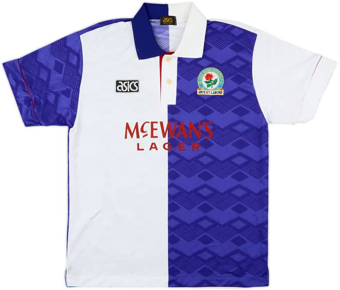 1992-94 Blackburn Home Shirt Shearer #9 - 7/10 - (M)