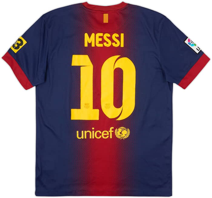 2012-13 Barcelona Home Shirt Messi #7 - 6/10 - (M)