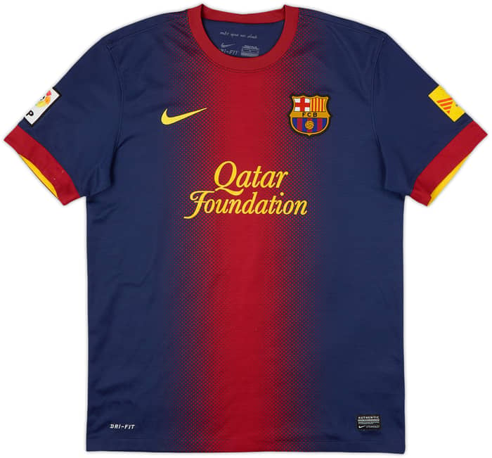 2012-13 Barcelona Home Shirt Messi #7 - 6/10 - (M)