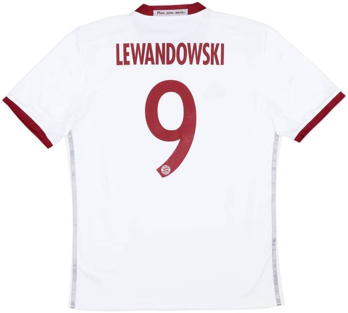 2016-17 Bayern Munich Third Shirt Lewandowski #9 - 8/10 - (M)
