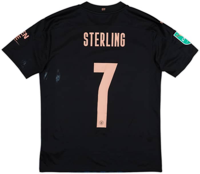 2020-21 Manchester City Away Shirt Sterling #7 - 6/10 - (M)
