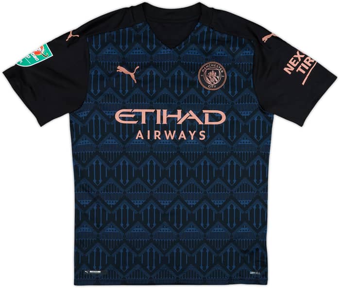 2020-21 Manchester City Away Shirt Sterling #7 - 6/10 - (M)