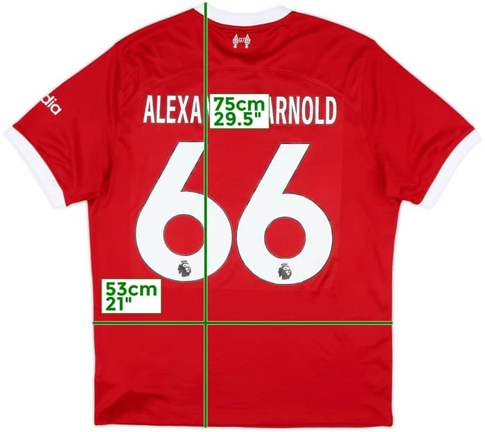 2023-24 Liverpool Home Shirt Alexander-Arnold #66 - 8/10 - (L)