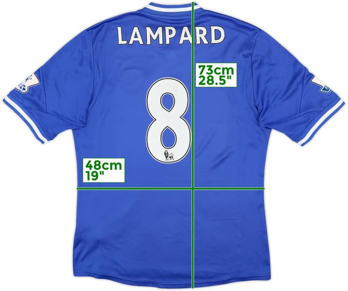 2013-14 Chelsea Home Shirt Lampard #8 - 6/10 - (M)