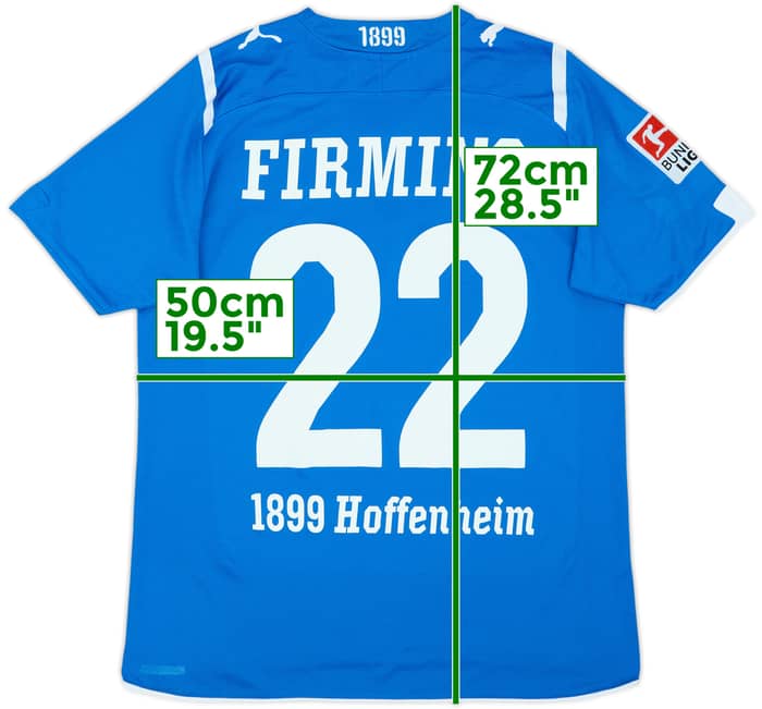 2009-11 TSG Hoffenheim Home Shirt Firmino #22 - 7/10 - (M)