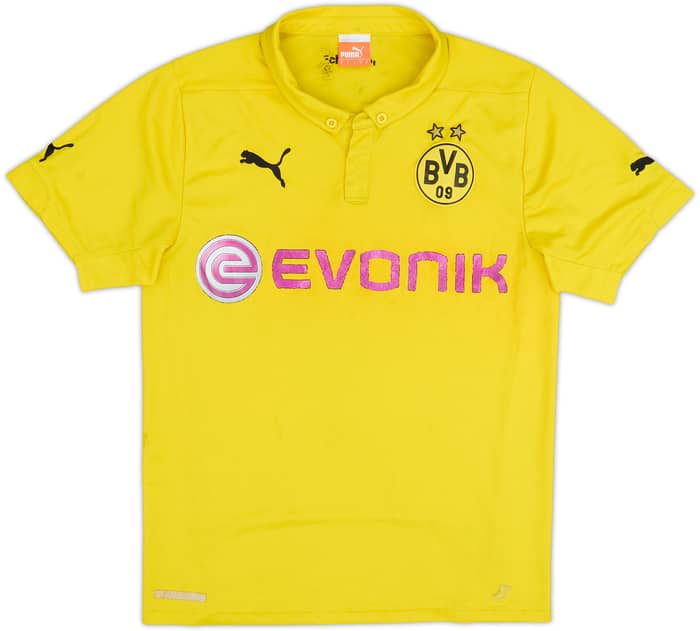 2014-15 Borussia Dortmund CL Home Shirt - 4/10 - (S)