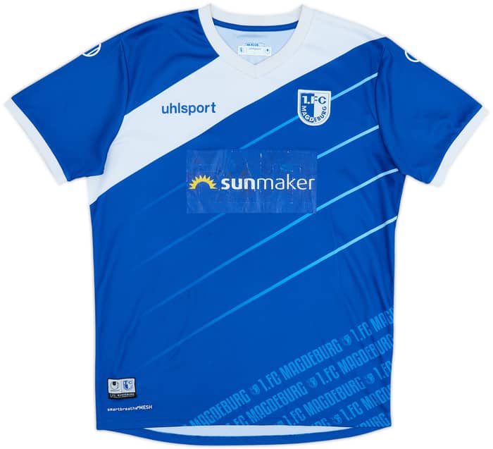 2018-19 FC Magdeburg Home Shirt - 5/10 - (L)