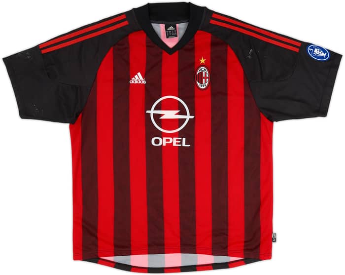 2002-03 AC Milan Home Shirt Inzaghi #9 - 4/10 - (XL)