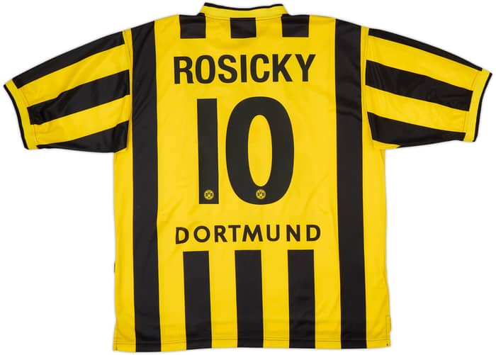 2000-02 Borussia Dortmund Home Shirt Rosicky #10 - 7/10 - (XL)