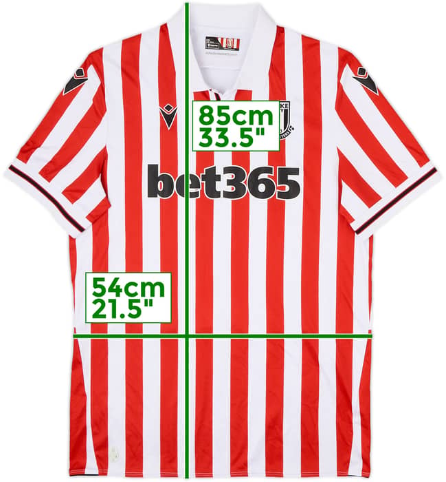 2023-24 Stoke City Home Shirt - 8/10 - (XXL)