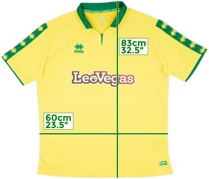 2017-18 Norwich Home Shirt - 8/10 - (4XL)