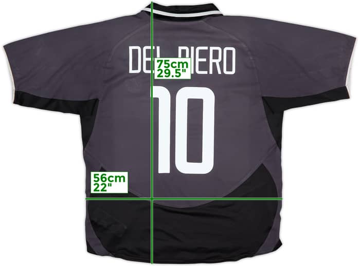 2003-04 Juventus Third Shirt Del Piero #10 - 6/10 - (XL)