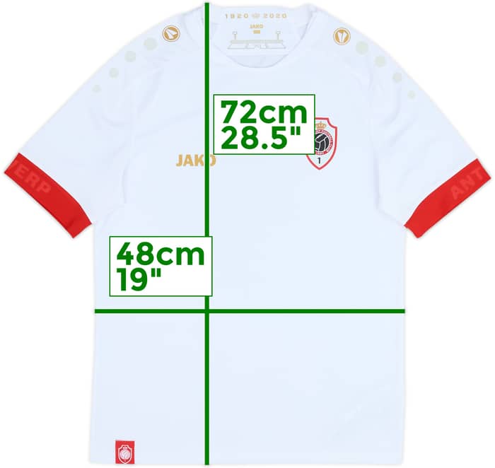 2020-21 Royal Antwerp Away Shirt - 8/10 - (M)