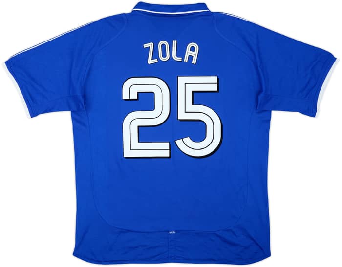 2001-03 Chelsea Home Shirt Zola #25 - 7/10 - (XL)