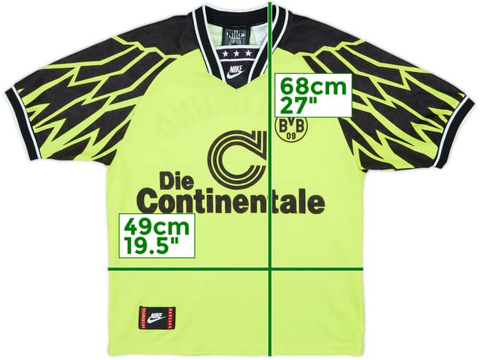 1994-95 Borussia Dortmund Home Shirt - 5/10 - (S)
