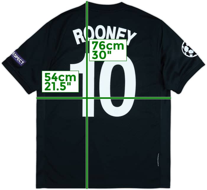 2009-10 Manchester United Away Shirt Rooney #10 - 5/10 - (M)