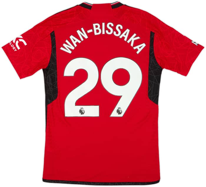 2023-24 Manchester United Authentic Home Shirt Wan-Bissaka #29 - 8/10 - (M)