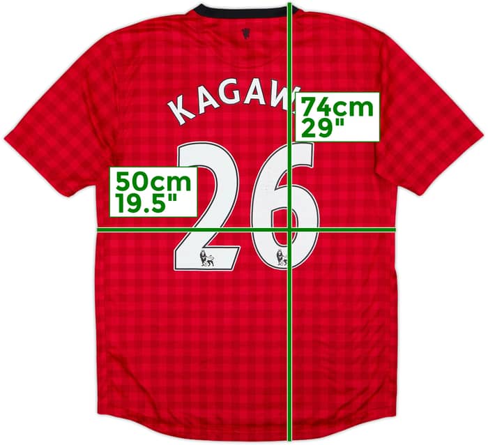 2012-13 Manchester United Home Shirt Kagawa #26 - 5/10 - (M)