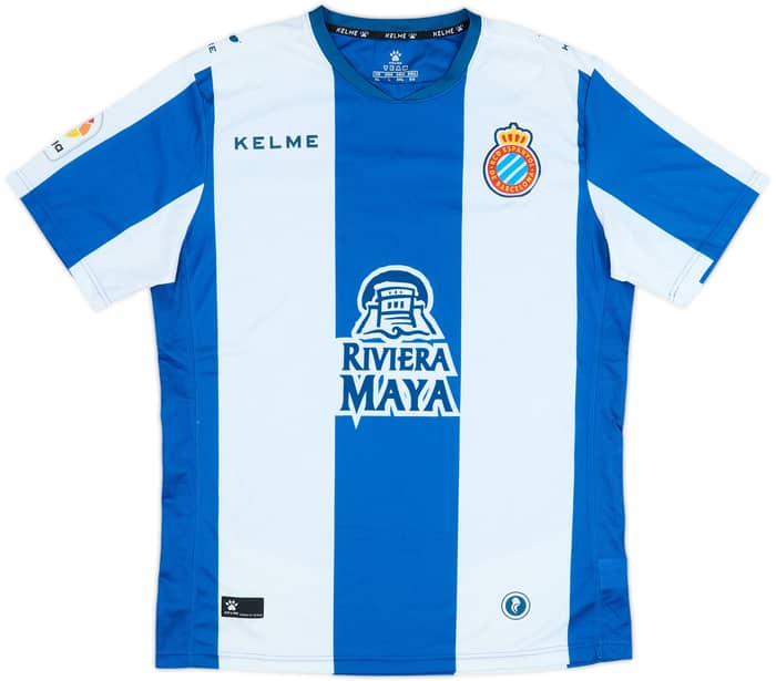 2018-19 Espanyol Home Shirt B.Iglesias #7 - 10/10 - (XL)