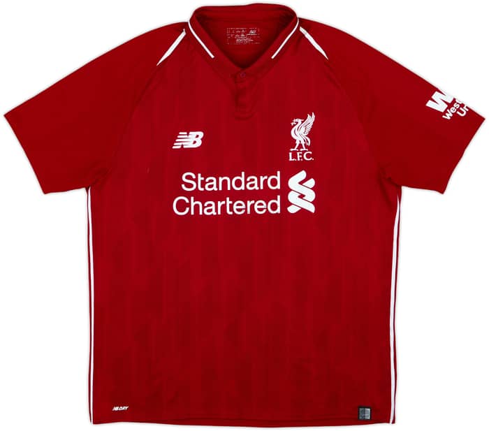 2018-19 Liverpool Home Shirt Virgil #4 - 5/10 - (L)