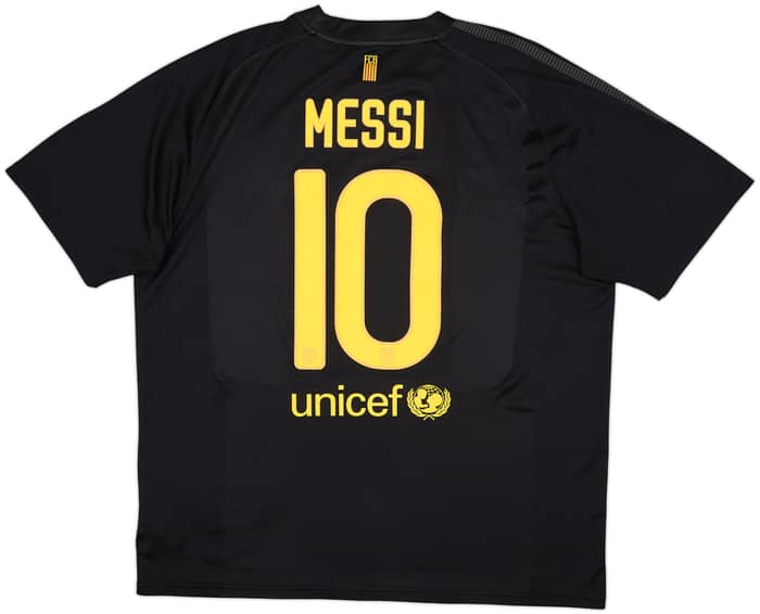 2011-12 Barcelona Basic Away Shirt Messi #10 - 8/10 - (XL)