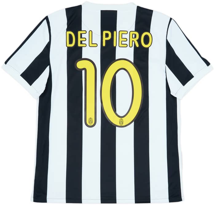 2009-10 Juventus Home Shirt Del Piero #10 - 8/10 - (M)
