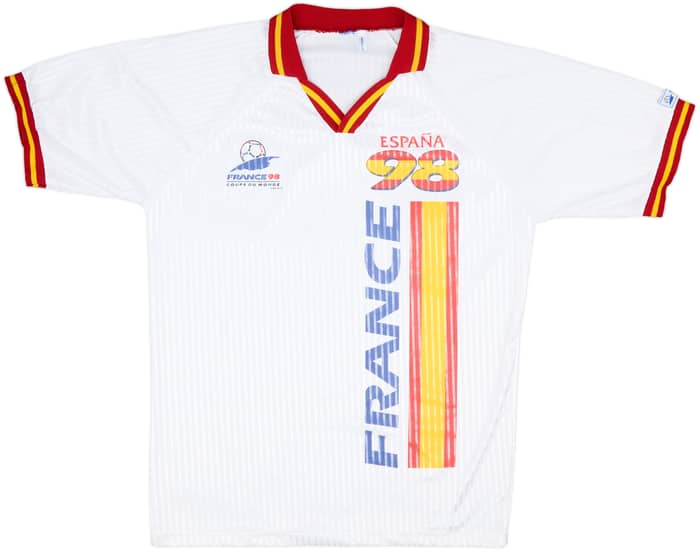 1998 Spain Coupe Du Monde Fan Shirt - 8/10 - (L)