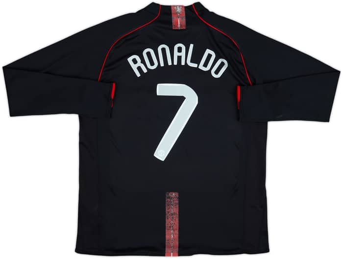2007-08 Manchester United Away L/S Shirt Ronaldo #7 - 5/10 - (XL)