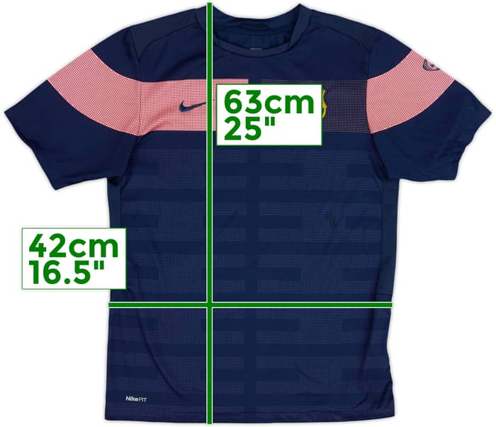 2009-10 Barcelona Nike Training Shirt - 6/10 - (L.Boys)