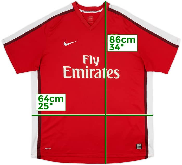 2008-10 Arsenal Home Shirt - 5/10 - (XXL)