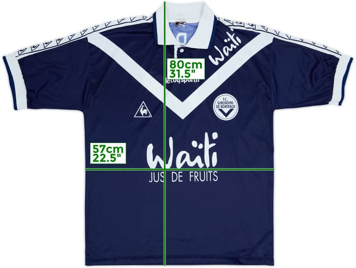1996-97 Bordeaux Home Shirt J.P.P. #27 - 9/10 - (XL)
