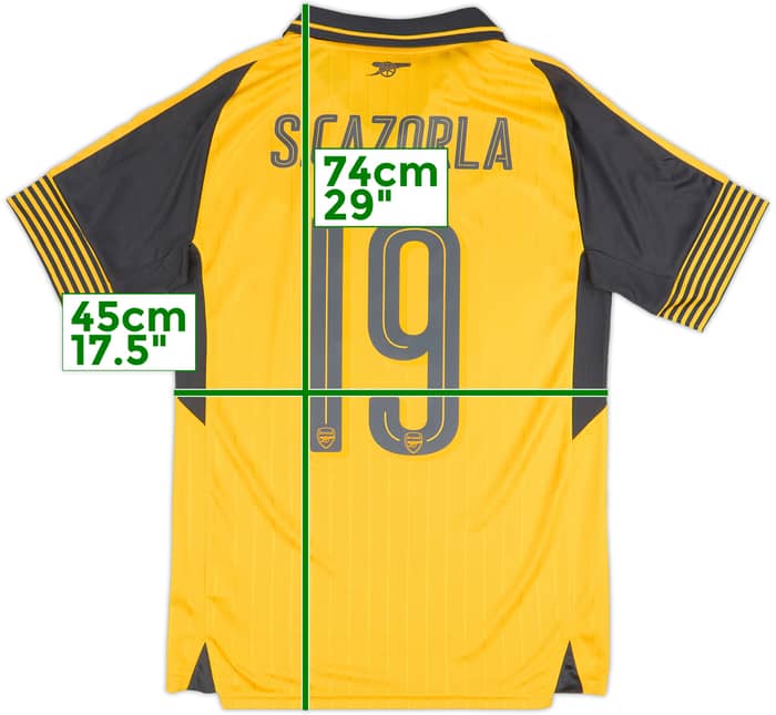 2016-17 Arsenal Away Shirt S.Cazorla #19 - 8/10 - (S)