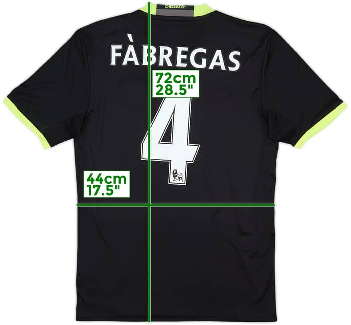 2016-17 Chelsea Away Shirt Fabregas #4 - 6/10 - (S)