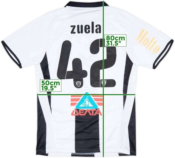 2010-11 PAOK Home Shirt Zuela #42 - 6/10 - (M)