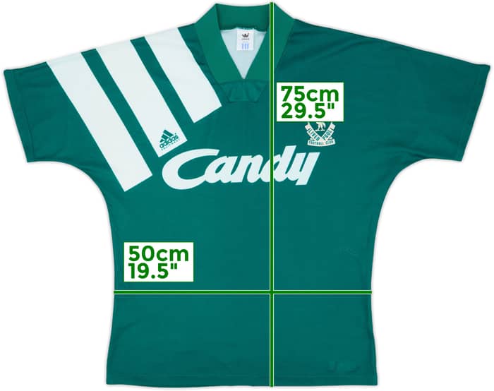 1991-92 Liverpool Away Shirt - 8/10 - (M)