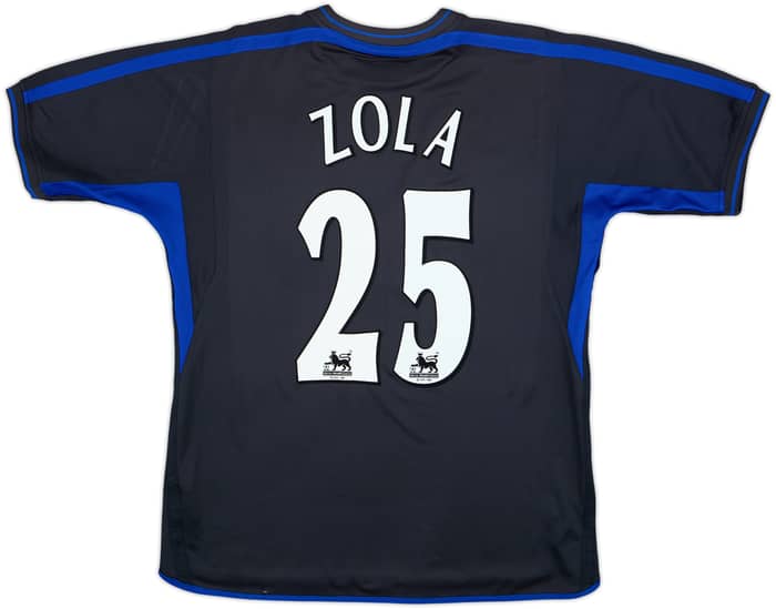 2002-04 Chelsea Away Shirt Zola #25 - 6/10 - (L)