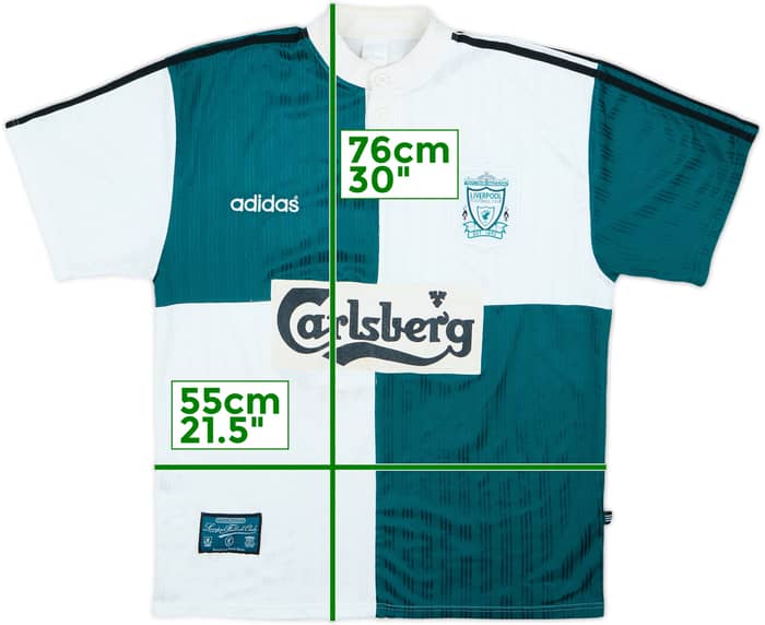 1995-96 Liverpool Away Shirt - 6/10 - (XL)