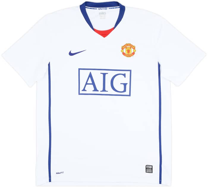 2008-10 Manchester United Away Shirt Berbatov #9 - 8/10 - (M)
